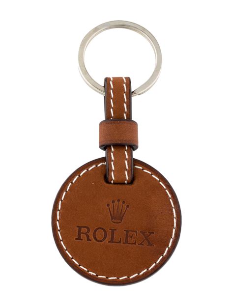 rolex leather keychain.